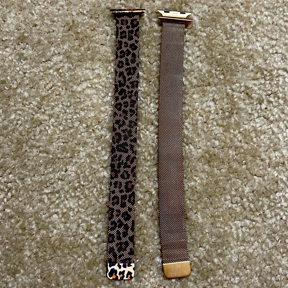 Apple Watch bands for 38mm.  Set of two